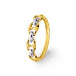 Ring 750/18 K Gelbgold bicolor - 1461G