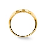 Ring 750/18 K Yellow Gold with Diamonds 0.31 ct H/si - RI-26984-GG