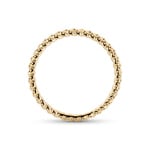 Ring 750/18 K Gelbgold mit Kugel- und Kordeloptik - RI-73554-GG