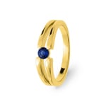Ring 750/18 K Gelbgold mit Saphir