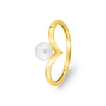 Ring 750/18 K Gelbgold mit Süsswasserzuchtperle 5.0mm - 1.7483.P0