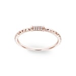 Ring 750/18 K Rose Gold with Diamonds 0.03 ct H/si - RI-49785-RG