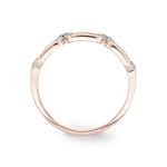 Bague or rosé 750/18 ct avec diamants 0.05 ct H/si - RI-73388-RG