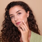 Ring 750/18 K Roségold Schmetterlinge mit Diamanten 0.26 ct H/si - RI-098328-RG