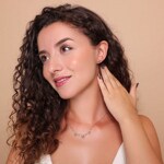 Ring 750/18 K Roségold Schmetterlinge mit Diamanten 0.26 ct H/si - RI-098328-RG