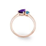 Ring 750/18 K Rose Gold with Fine Multi-Stones - RI-73468-RG