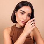 Ring 750/18 K Roségold Schlange mit Diamanten 0.10 ct H/si - RI-73456-RG