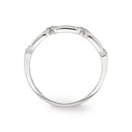Bague or gris 750/18 ct avec diamants 0.05 ct H/si - RI-73388-WG