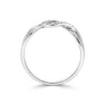 Ring 750/18 K White Gold with Diamonds 0.06 ct - RI-73685-WG
