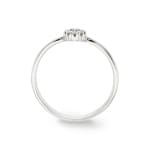 Ring 750/18 K White Gold with Diamonds 0.09 ct H/si - RI-15125-WG