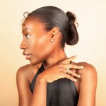 Ring 750/18 K White Gold with Diamonds 0.14 ct H/si, Flower - RI-60811-WG