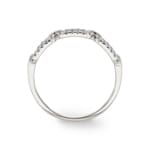 Bague or gris 750/18 ct avec diamants 0.15ct H/si - RI-73385-WG
