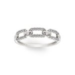 Bague or gris 750/18 ct avec diamants 0.15ct H/si - RI-73385-WG