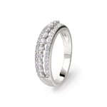 Bague or gris 750/18 ct avec diamant 0.59 ct H/si by CHRISTIAN