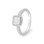 Ring 750/18 K Weissgold mit Zirkonia - 1.6092.Z1