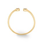 Bague ouverte or jaune 750/18 ct avec zircones - 1.7344.Z0