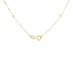 Rosenkranzkette 750/18 K Gelbgold mit Kreuz - KE-0025005-GG