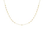 Rosenkranzkette 750/18 K Gelbgold mit Medaille und Kreuz - KE-0318042-GG-60