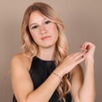 Rubin Armband 750/18 K Roségold mit Diamanten 0.44 ct H/si - AR-44034-RUB-RG