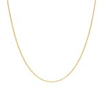 Round Cable Chain 750/18 K Yellow Gold 0.9mm