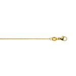 Rundankerkette 750/18 K Gelbgold 1.1mm