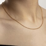 Collier forçat rond or jaune 750/18 ct 2.0mm - 1142.00822