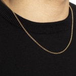 Collier forçat rond or jaune 750/18 ct 2.5mm - 1142.00823