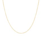 Collier forçat rond 375/9 K or rouge 1.3mm