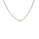 Collier forçat rond or rouge 750/18 ct 1.9mm - CAN3006