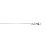 Rundankerkette 750/18 K Weissgold 1.1mm