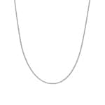 Rundankerkette 750/18 K Weissgold 1.6mm