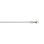 Rundankerkette 750/18 K Weissgold 1.7mm
