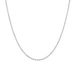 Rundankerkette 750/18 K Weissgold 1.9mm
