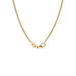 Collier gourmette ronde or jaune 750/18 ct 1.6mm - CPA1012