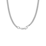 Round Curb Chain 750/18 K White Gold 2.8mm - CPA2014