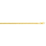 Collier maille S or jaune 375/9 ct semi-massif