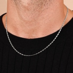 S-Panzerkette 925 Silber 2.1mm - KE-925-023