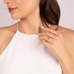 Bague saphir or jaune 750/18 ct avec diamants 0.15 ct H/si - RI-16878-SAF-GG