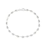 Semi Solid Marine Bracelet 925 Silver 4.5mm - AR-925-159