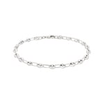 Schiffsankerarmband halbmassiv 925 Silber 4.5mm