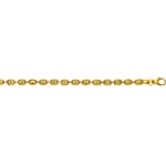 Schiffsankerkette massiv 750/18 K Gelbgold 4.5mm