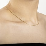 Schlangenkette 750/18 K Gelbgold 0,9mm - 1143.09308