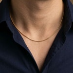 Collier serpent or jaune 750/18 ct 1.1mm - 1143.09304