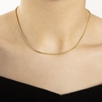 Collier serpent or jaune 750/18 ct 1,6mm - 1135.03076