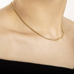 Collier serpent or jaune 750/18 ct 1,6mm - 1135.03076