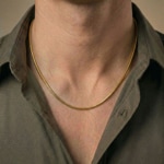 Collier serpent or jaune 750/18 ct 2.0mm - 1135.03077