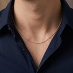 Collier serpent or gris 750/18 ct 0.9mm - 1243.09308
