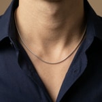 Schlangenkette 750/18 K Weissgold 1.6mm - 1235.03076