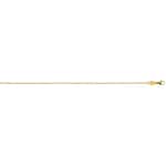 Diamondized Snake Chain 750/18 K Yellow Gold 0.8mm
