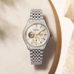 Seiko Presage Classic Automatic Open Heart Shiro-iro - SPB480J1